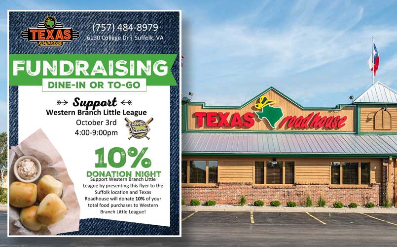 Fundraising night at Texas Roadhouse
